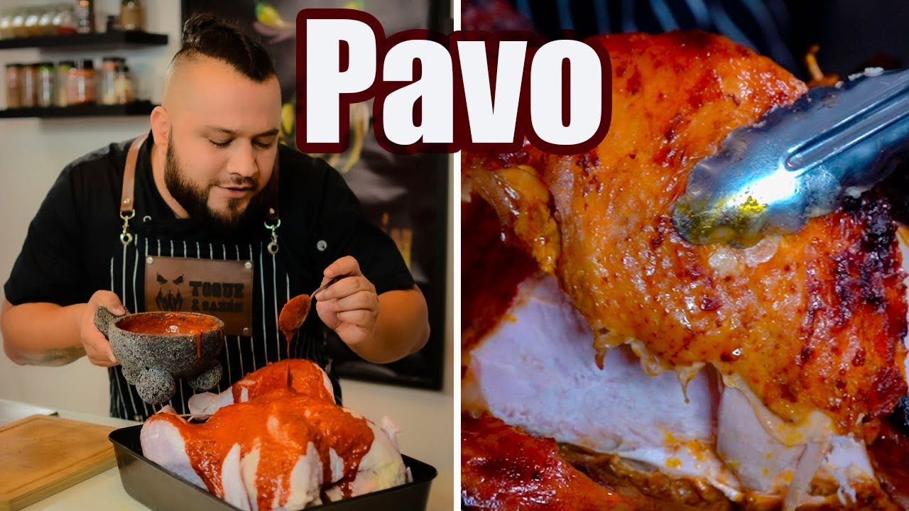 PAVO ADOBADO + Relleno y Puré de papa Asada | TOQUE Y SAZON