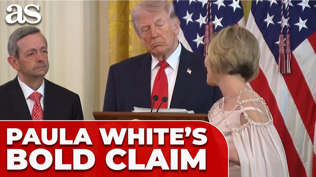 Paula White POR&Oacute;WNUJE Trumpa do Jezusa w SURREALNYM MOMENCIE W Białym Domu