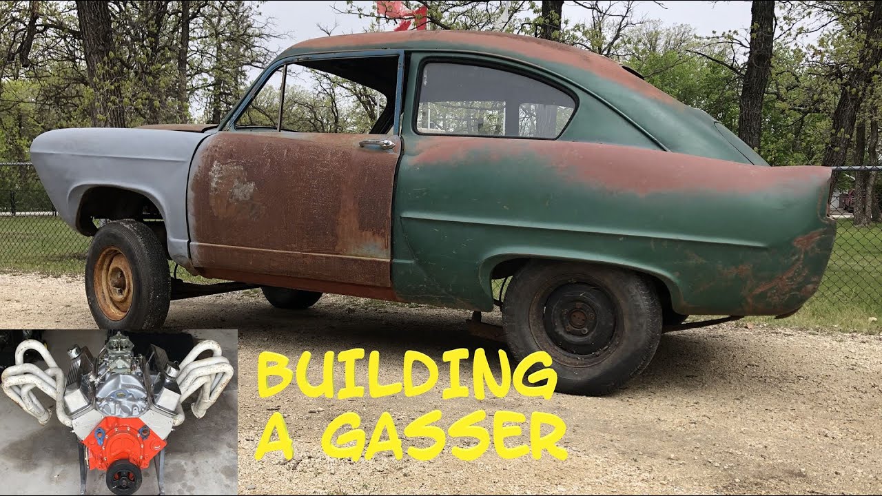 1954 Henry J Old School Gasser Hot Rod Project.  327 Muncie 4 Speed.