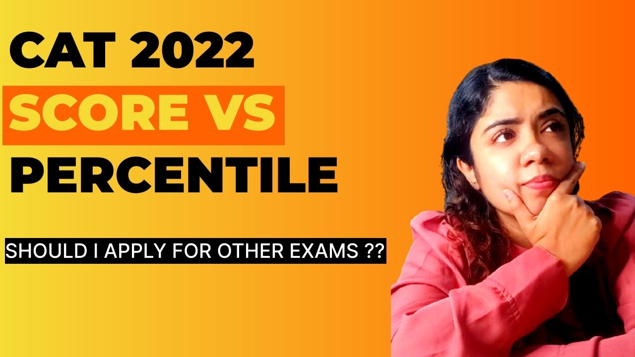 CAT 2022 - SCORE vs PERCENTILE and Other Exams Coming UP!!!