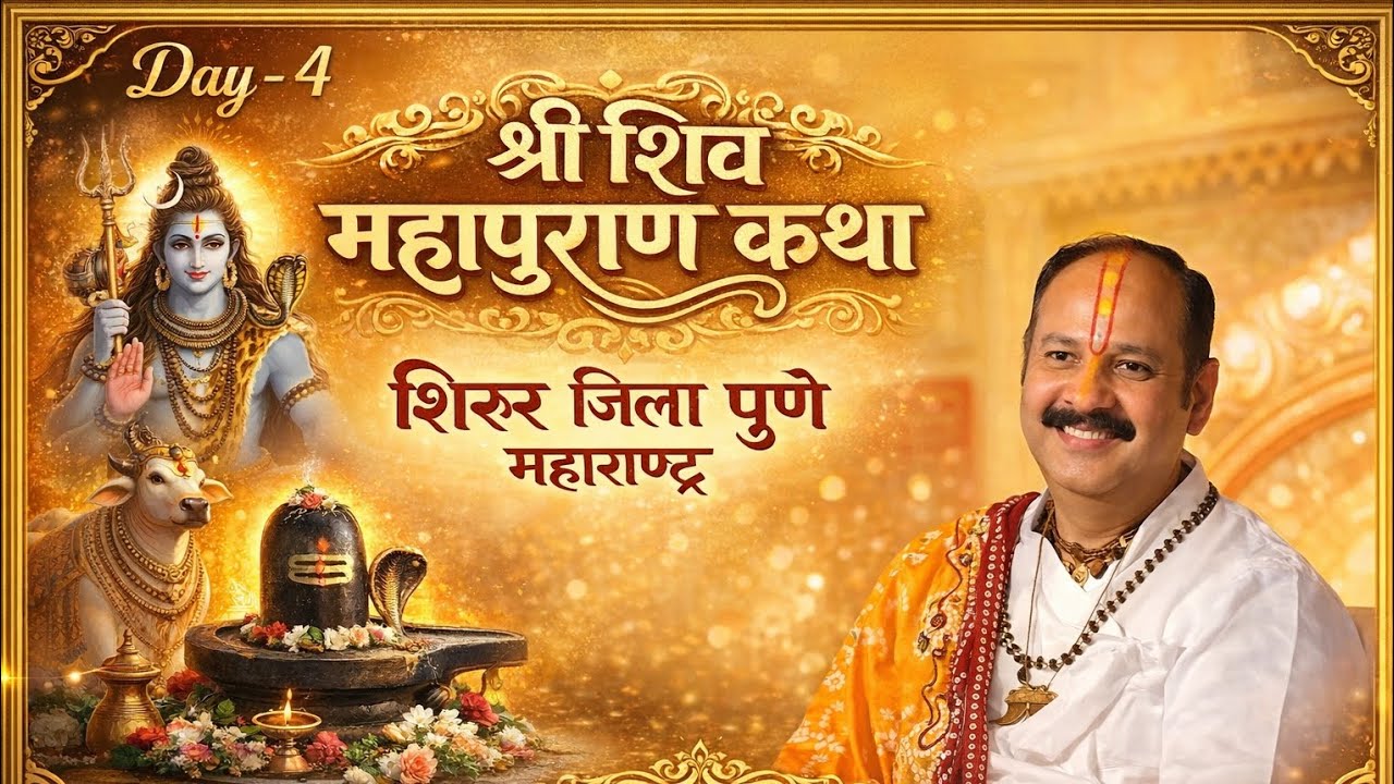 🔴 Live Day-5 आज की श्री शिव महापुराण कथा। पंडित प्रदीप मिश्रा। पूणे महाराष्ट्र 