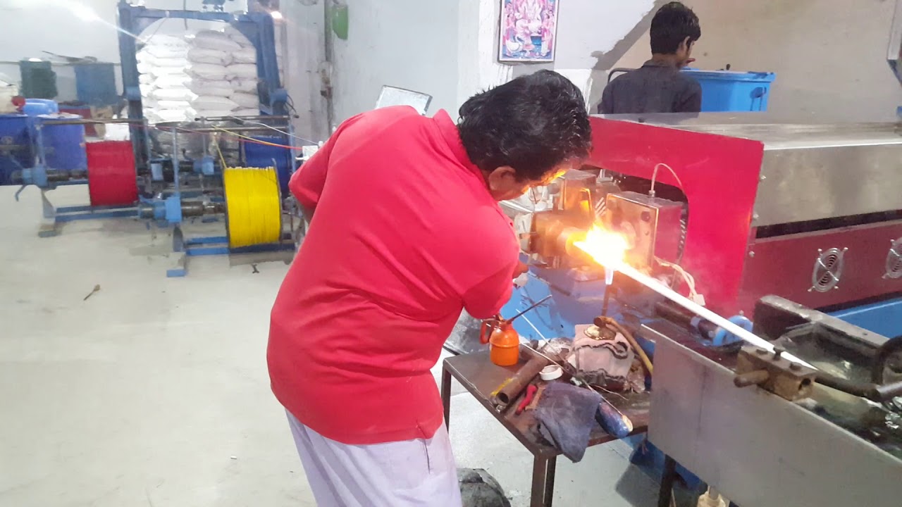 WIRE AND CABLE 90 + 55 MM EXTRUDER MACHINE CONTACT (+91-9811185005,8510000485)