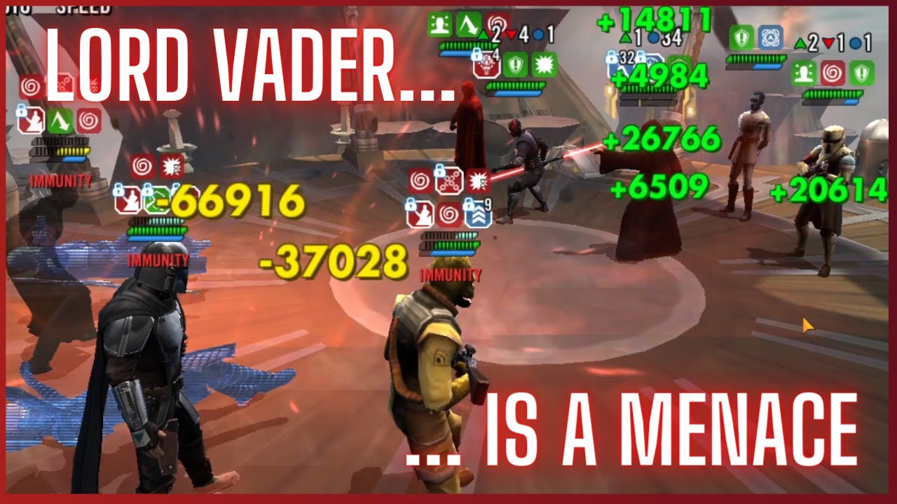 How to NOT Defeat LV w/lvl9 Datacron in 5v5 - SWGOH GAC Kyber 1