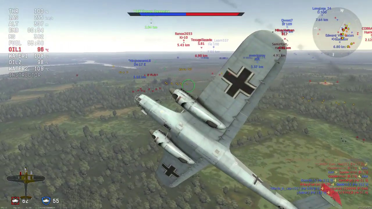 War Thunder   German rank 1 bombing runs