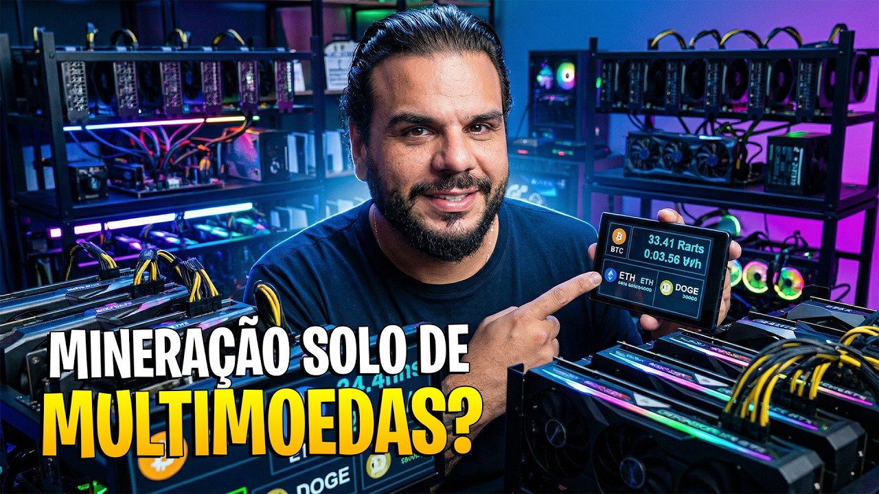Minerando v&aacute;rias moedas ao mesmo tempo em solo mining