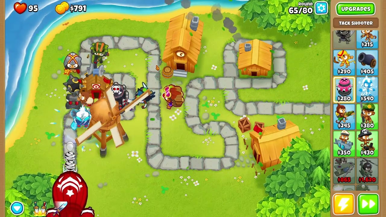 Bloons Tower Defense 6 - From the Start - Town Center Alternate Bloon Rounds (ABR [78]