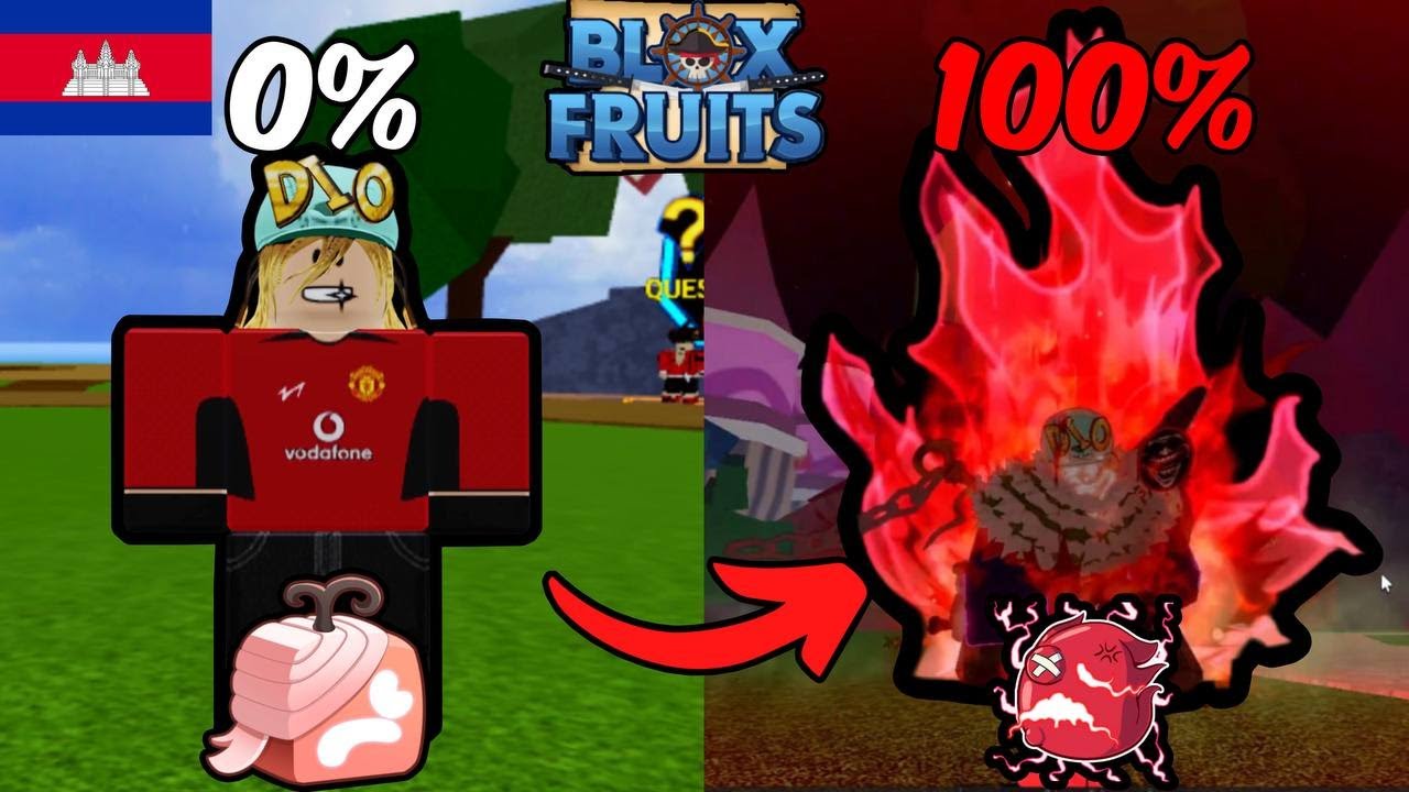រត់ទៅបើឃើញណាគេលេង Fruit នេះ Pain Rework - Blox Fruits Khmer - Episode 28