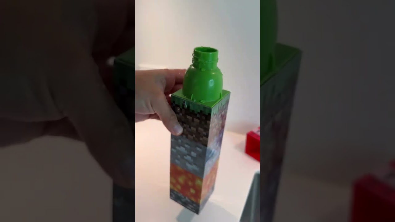 Minecraft earth, Diamond, lava and tnt bottle of water for kids #minecraft #gift #kids #waterbottle
