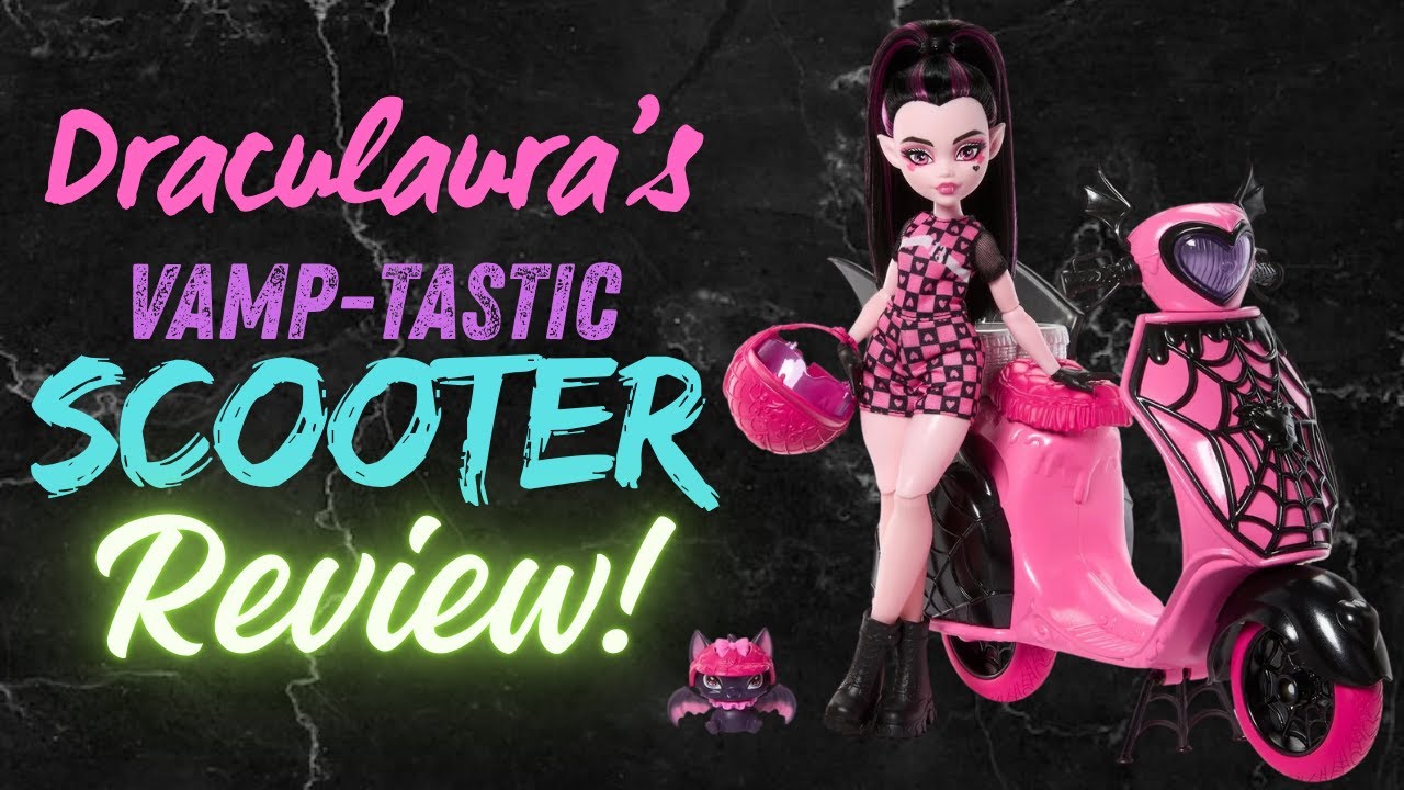 Monster High - Draculaura's Vamp-Tastic Scooter Playset Review!