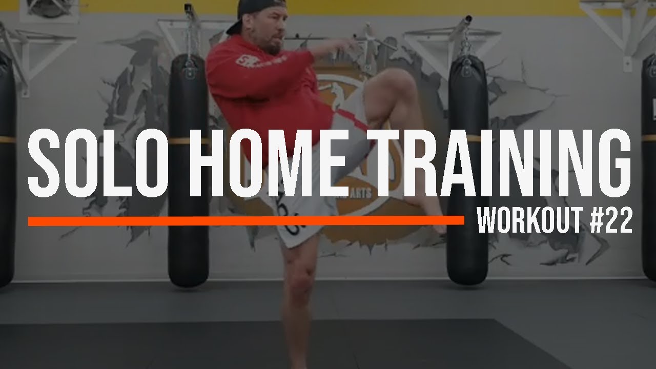 MMA Striking Workout #22 - Beginner (Boxing/Muay Thai) - Train at home!