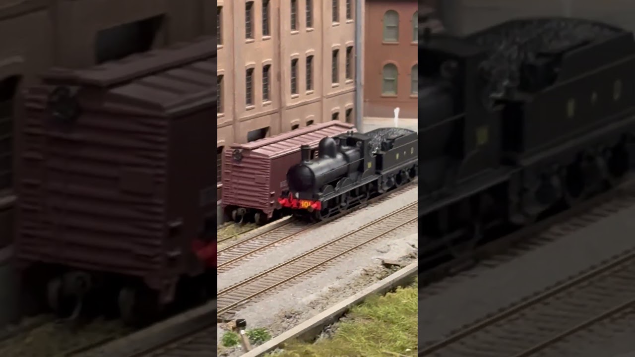 War Department #101 heads light engine through Fleetwood