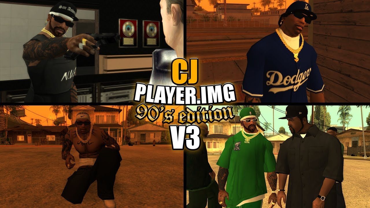 El MOD de ropa DEFINITIVO para GTA SA | CJ 90's Edition V3 | Android/PC | FULL CLOTHES | NO CRASH