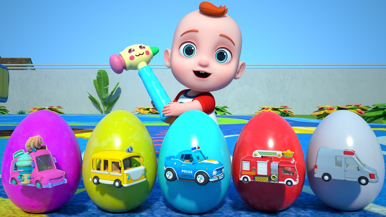 Lima Telur Kejutan - Lagu Anak Indonesia Terbaru | GoBooBoo Bahasa Indonesia