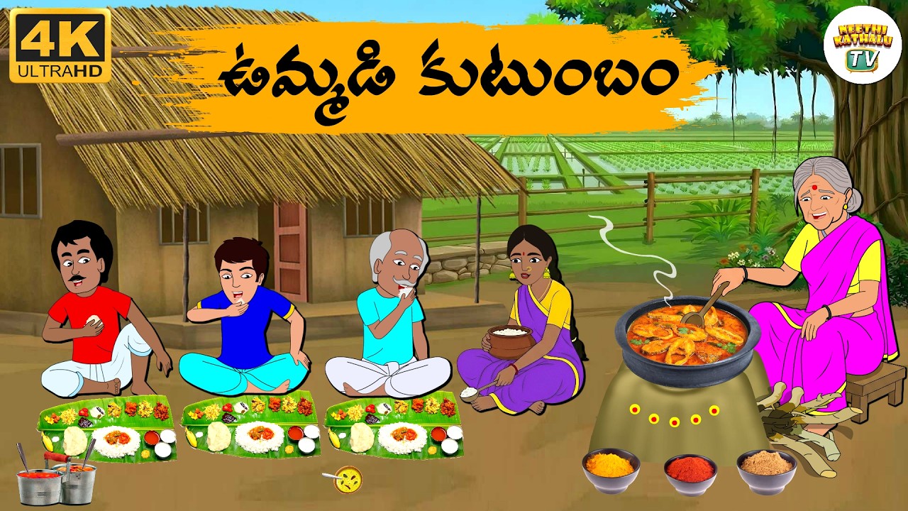 Telugu Stories - ఉమ్మడి కుటుంబం - Neethi Kathalu Tv Episode - 333 | Moral Stories Telugu