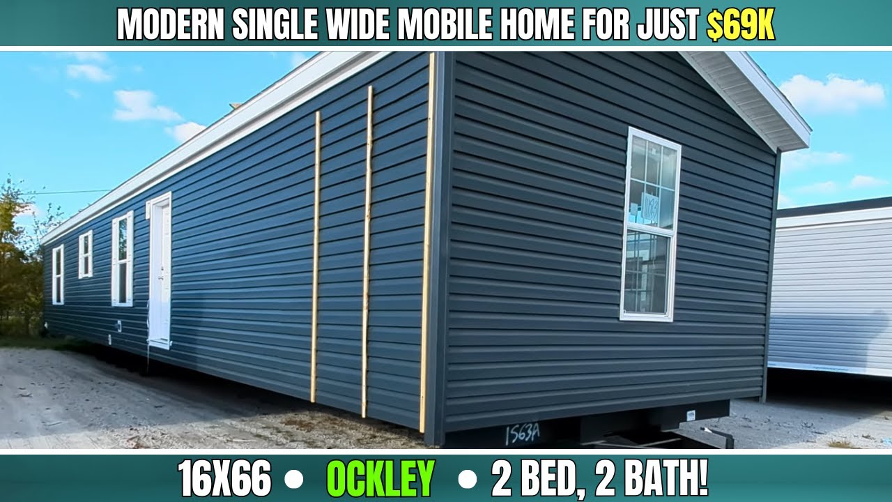 Don’t Miss This Modern Single Wide Mobile Home for Just $69k