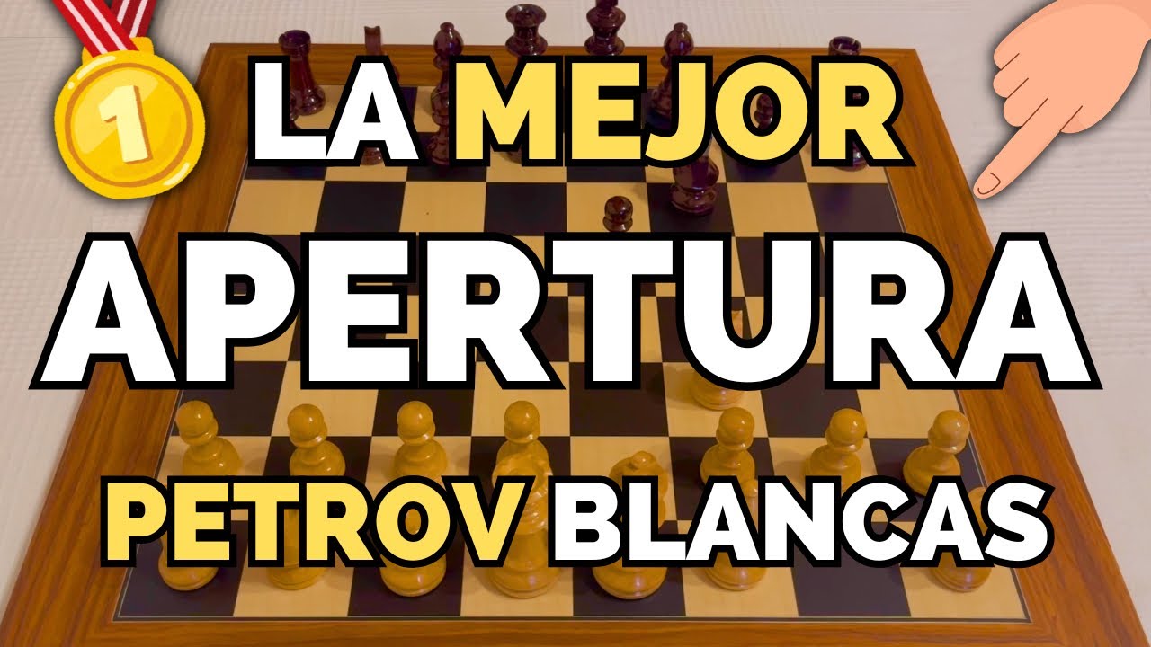 GANA SIEMPRE con las Piezas BLANCAS🏆♟️ (Defensa Petrov)