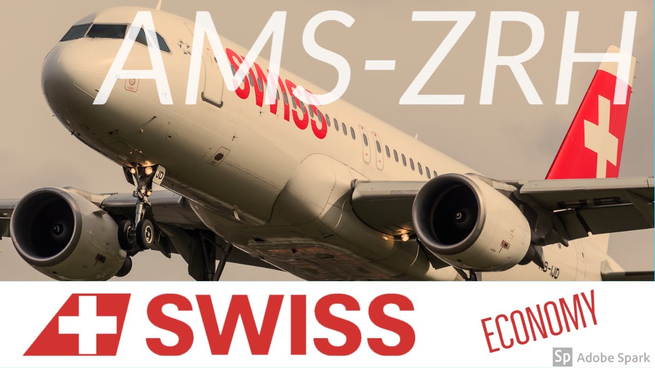 FLIGHT REPORT | Amsterdam to Zürich | Swiss Air Lines ECONOMY Airbus A320-200 | FlyWithMe!
