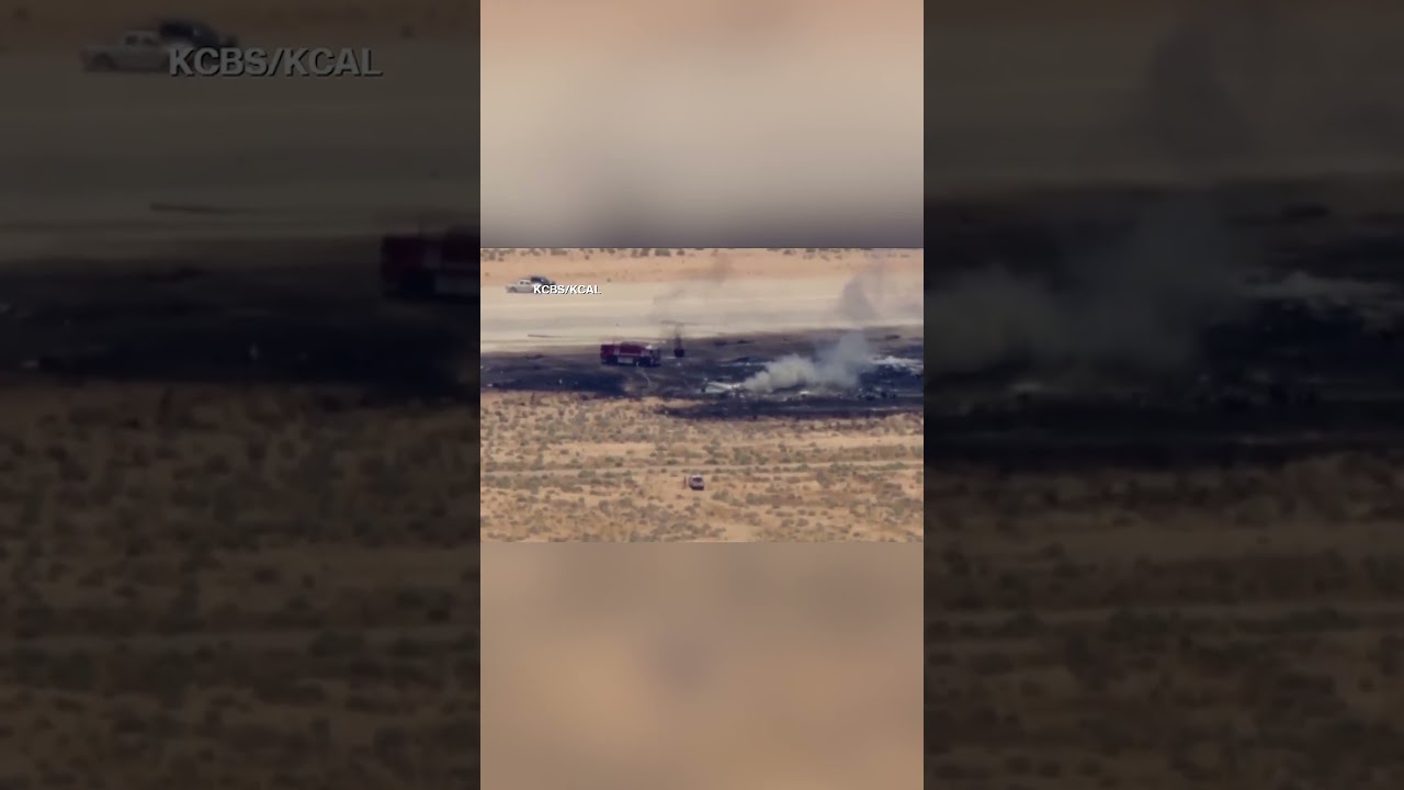 U.S. Air Force B-52 Stratofortress crashes after takeoff in California