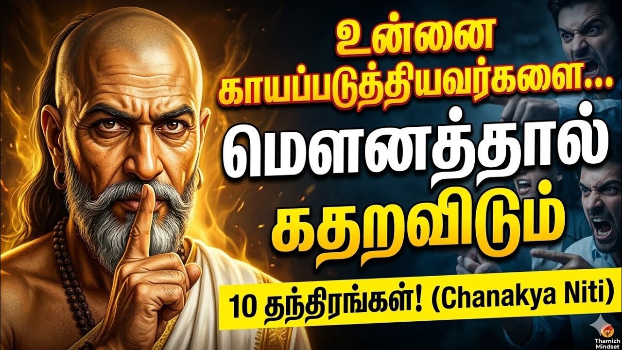உங்களை காயப்படுத்தியவர்களை மௌனத்தால் கதறவிடும் 10 தந்திரங்கள்! |  Chanakya Niti | Thamizh Mindset💯💥✨