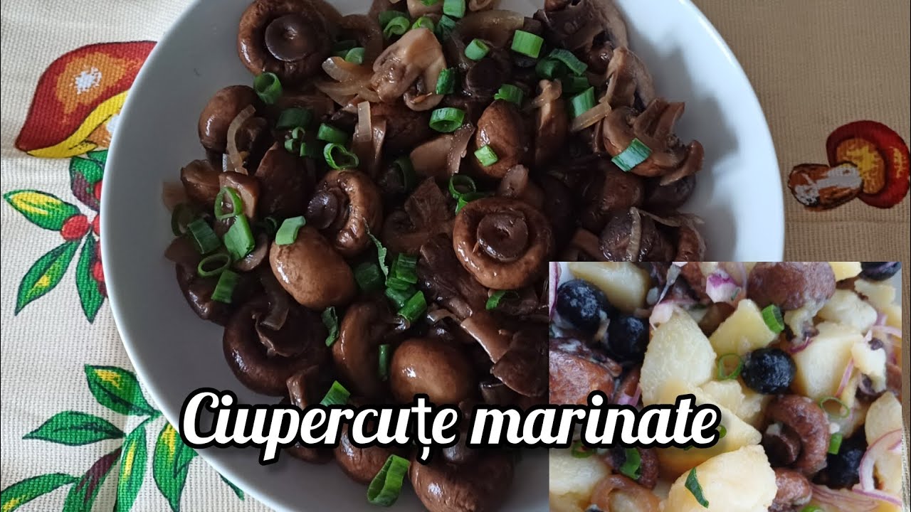 Ciuperci marinate /Маринованные грибы/ pickled mushrooms