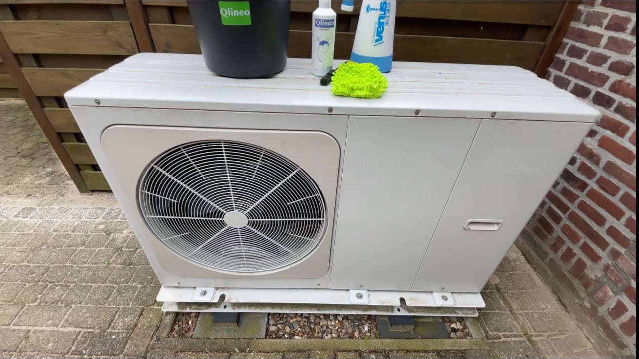 Onderhoud warmtepomp doe-het-zelf  (Deel 1 de buitenzijde van de buitenunit)