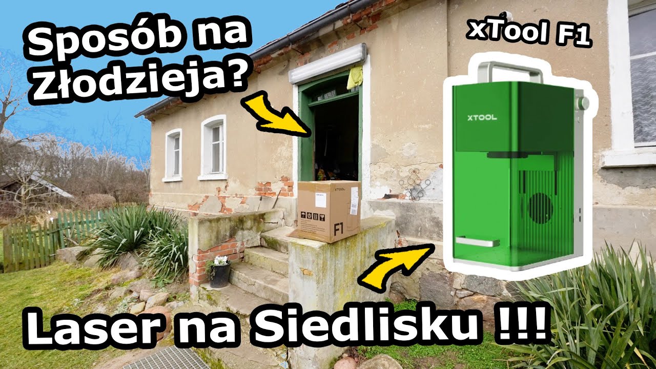 Laser xTool F1 w Praktyce !!! - Podpisuję Rzeczy na Siedlisku! *Zabezpieczenie przed Kradzieżą #1021