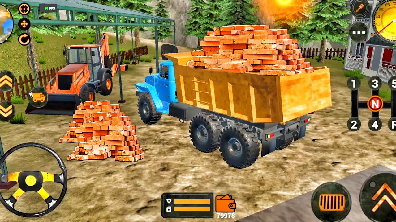 Backhoe Loader JCB Simulator - Indian Vehicles 3DX JCB Truck Van Driving - Android Gameplay