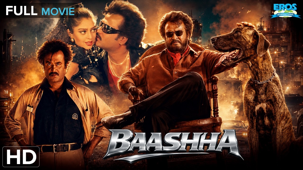 பாட்ஷா - Baashha (1995) | Rajinikanth, Nagma | Action Drama | Tamil Full Movie (HD)