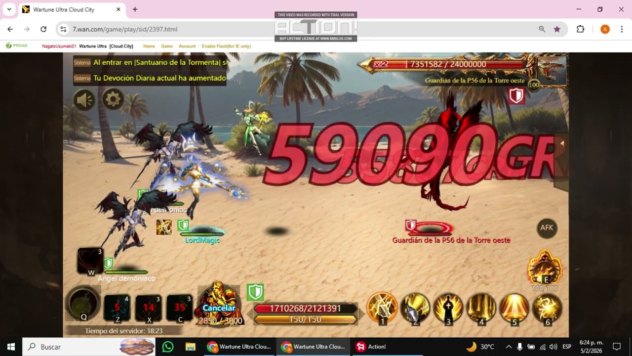 Wartune Ultra - Como Se Obtiene Equipo Rojo de Silf Gratis
