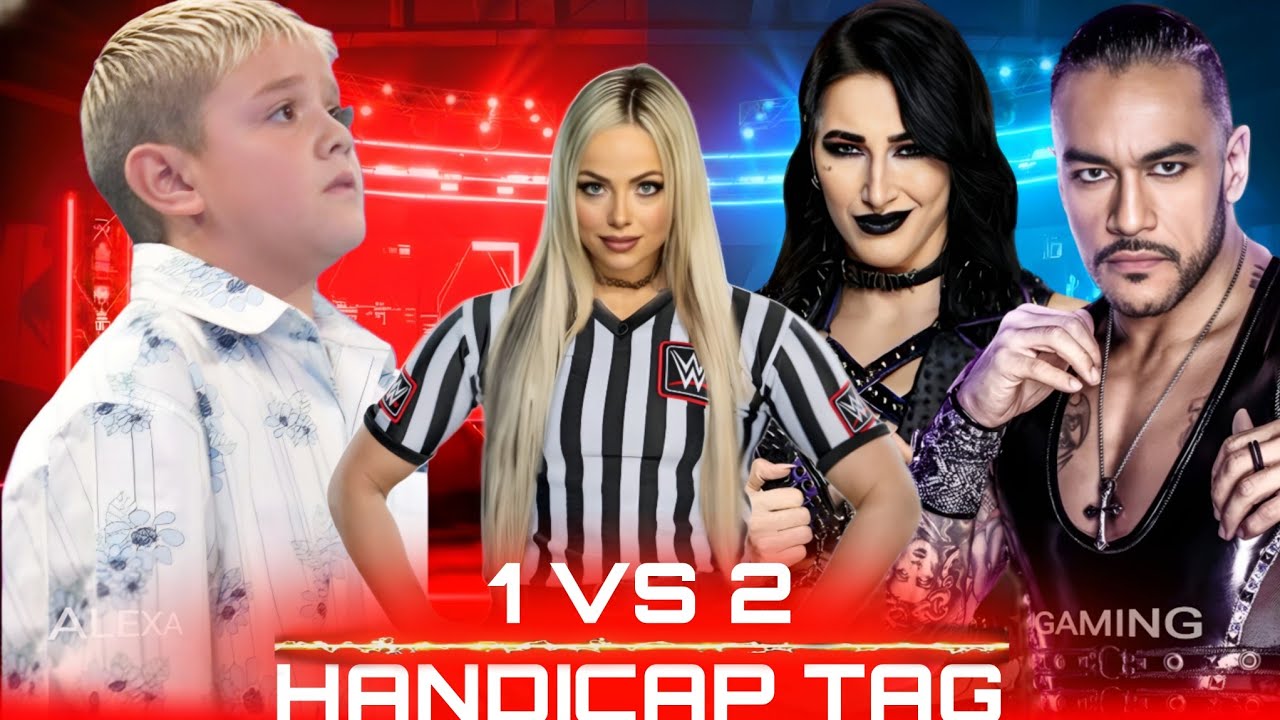 WWE 2K25 - Доминик Мистерио (2005) против Дэмиана Приста и Рии Рипли | Командный матч с гандикапо...