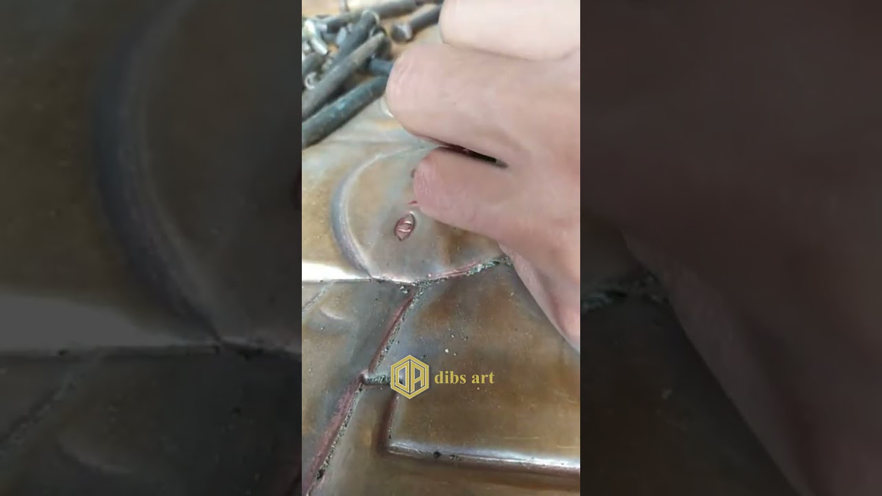 Handmade Copper Relief Carving Process &ndash; Traditional Metal Art Craftsmanship