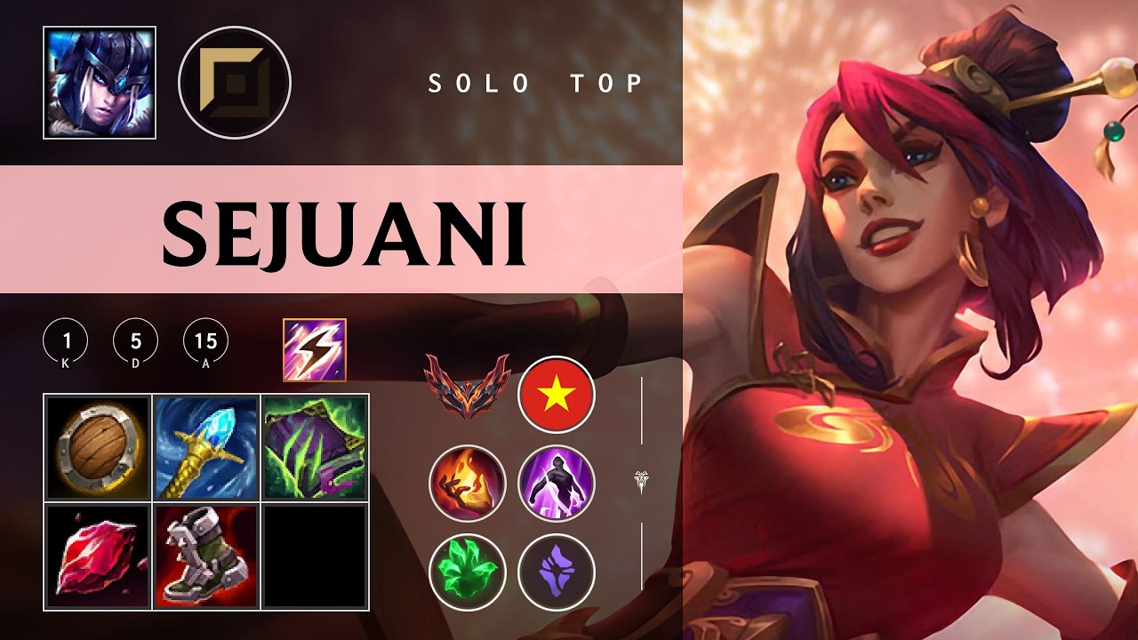Sejuani Top vs Nasus - VN Grandmaster Patch 26.03