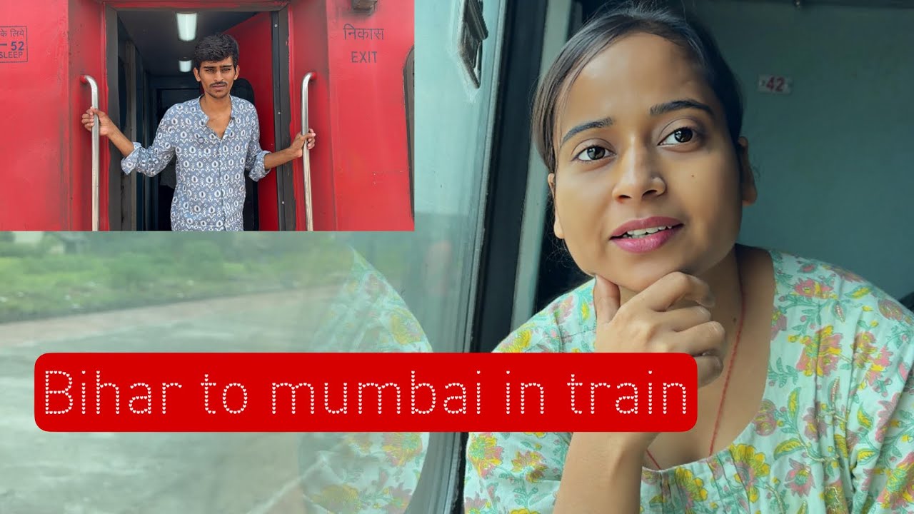 Chalo Chale mumbai train se 😍 ginni ke paas