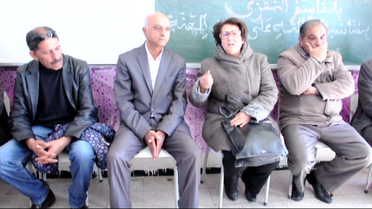 حفلة تكريم السيّد بلقاسم النفزي مدير المدرسة الابتدائية وادي الزرقاء 1 المحال على شرف المهنة