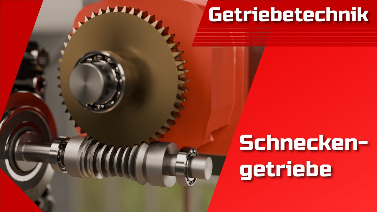 Wie funktioniert ein Schneckengetriebe? | Statische und dynamische Selbsthemmung (Selbstbremsung)