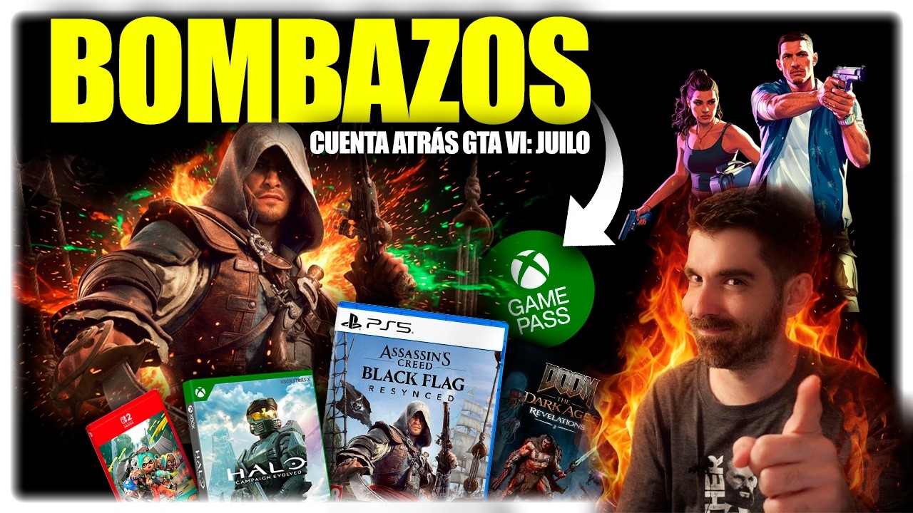 🎮 CUENTA ATR&Aacute;S GTA 6... NOVEDADES en Xbox Game Pass + PS5 y NSW2 | Halo y Assassins Creed | Semons