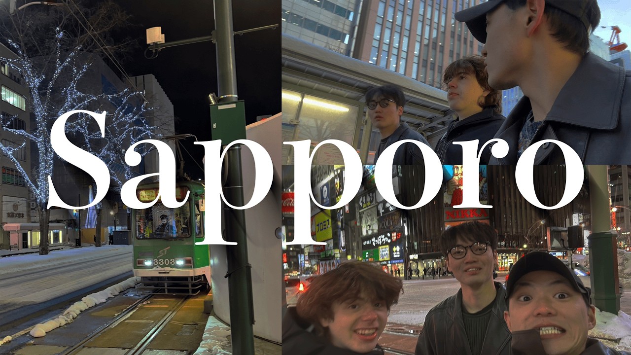 【英語イマージョン】Sapporo in Japan ハウスメートと札幌へ/I went  to Sapporo with my house mates!