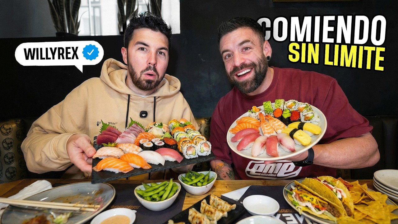 COMIENDO SIN LIMITE con WILLYREX en el MEJOR BUFFET LIBRE del PAÍS