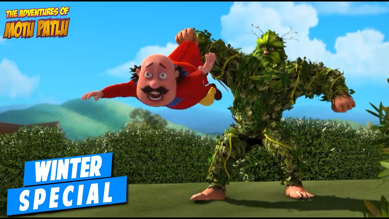 Motu Patlu : Big Tree Ne Kiya Motu Par Attack | Winter Special | Hindi Cartoon Motu Patlu