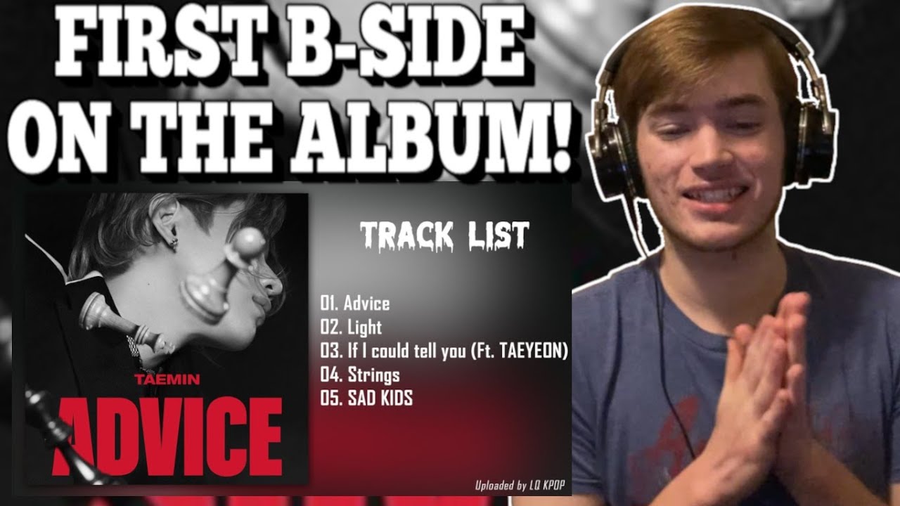 Taemin 'Light' Reaction! | Taemin 'Advice' Album First Listen!