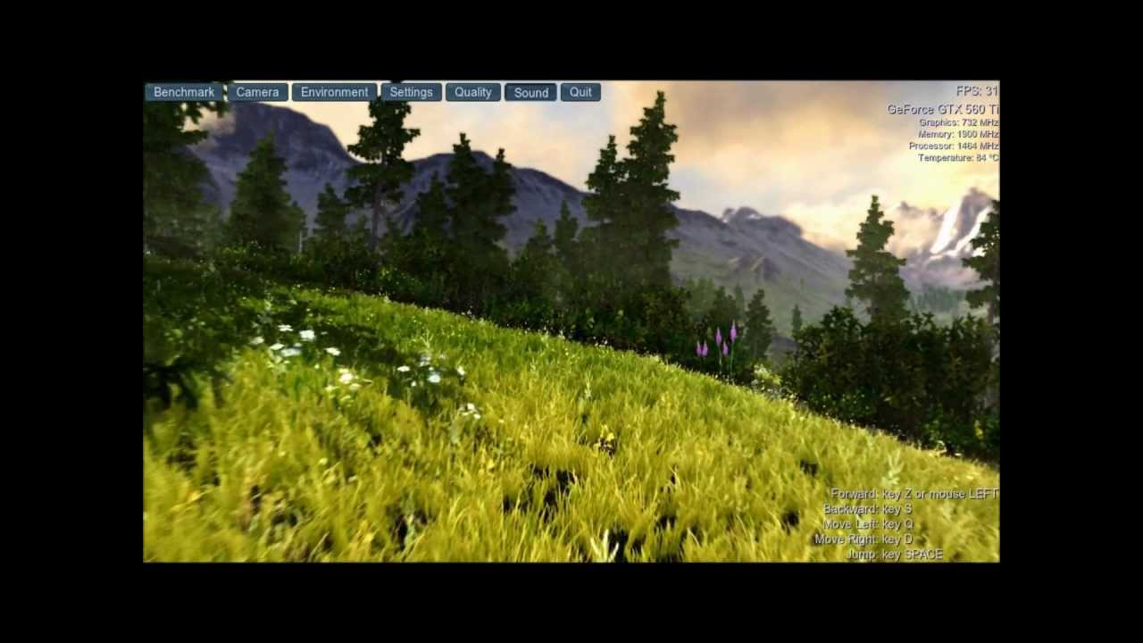 Unigine Valley - walk test