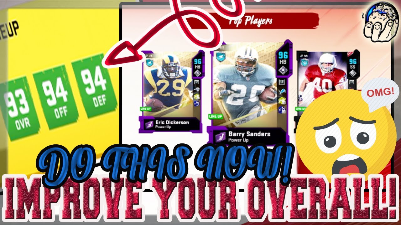 DO THIS NOW! IMPROVE(INCREASE) YOUR OVERALL IN 10 MINUTES! Madden 20 Ultimate Team