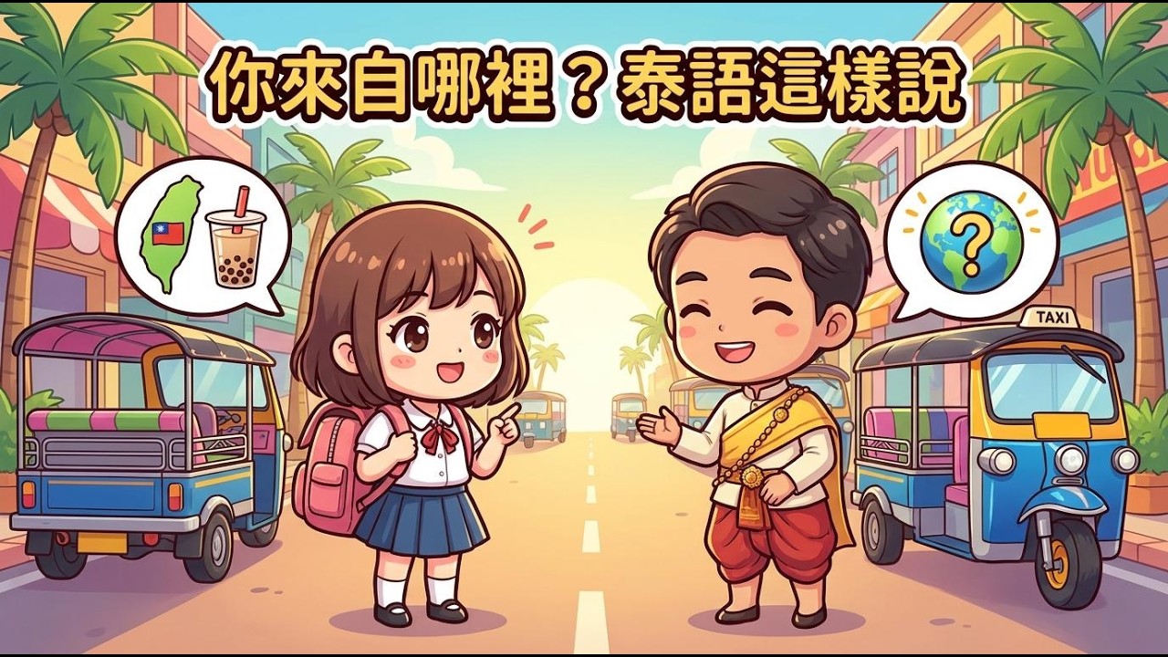 泰語構句練習七 – จาก（從...）(From...)