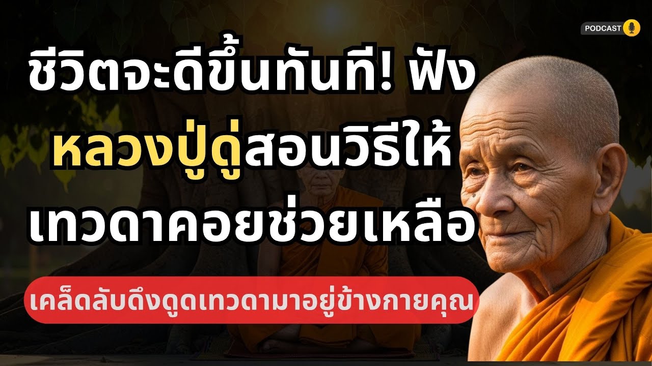 ชีวิตจะดีขึ้นทันที ฟังหลวงปู่ดู่สอนวิธีให้เทวดาคอยช่วยเหลือ #ตีระฆังใจ