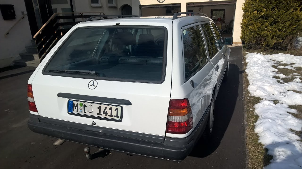 Mercedes w124TE Gasdruckstoßdämpfer, Gasfedern, Liftgate, Tailgate Lift Heckklappe wechseln, Change