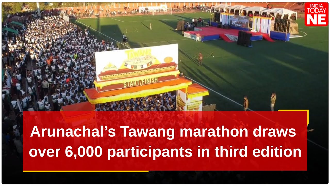 Марафон Таванг в Аруначале в третий раз привлекает более 6000 участников