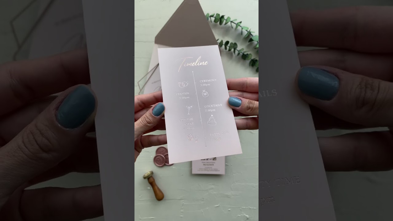 Blush tones and delicate details✨💖#softtones #invitationdesign #bride2025