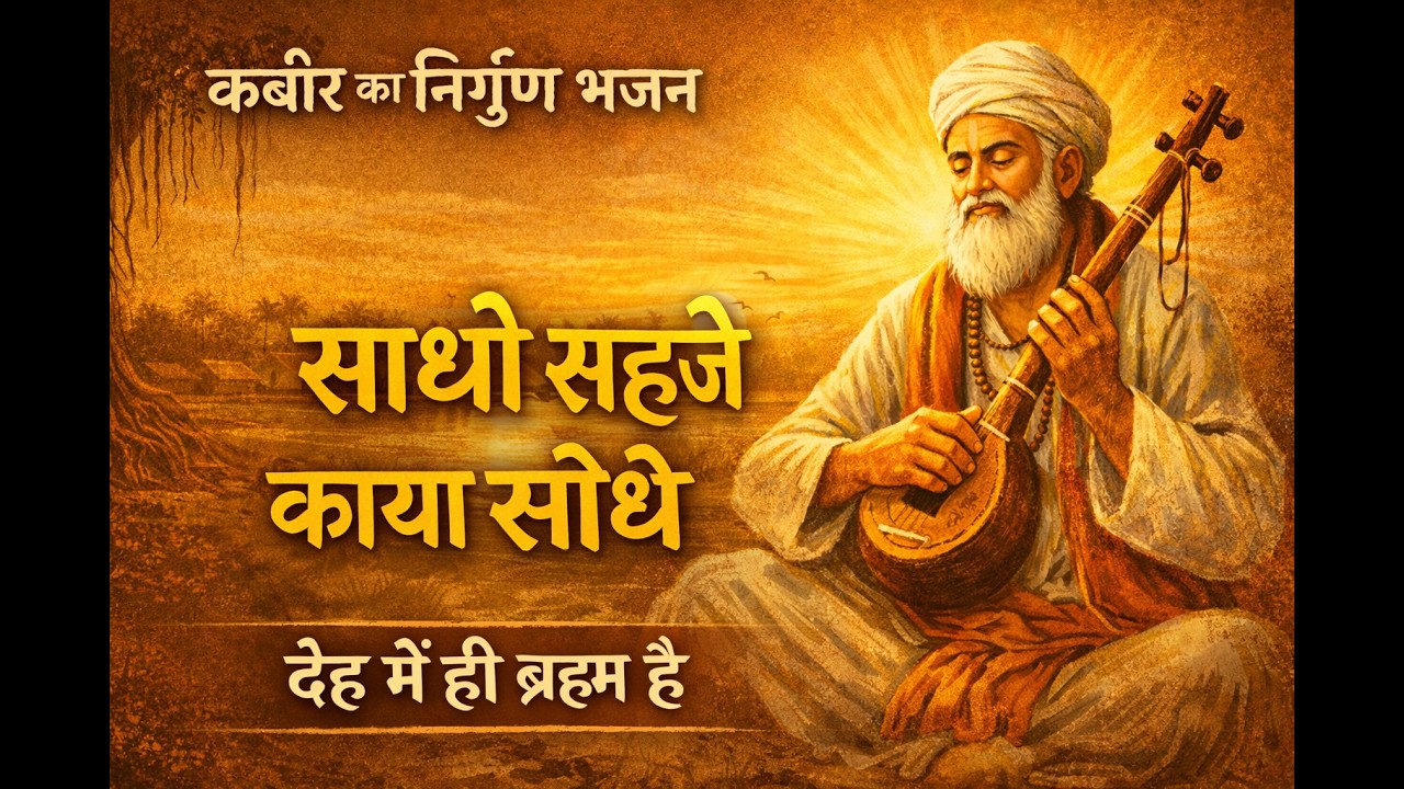 साधो सहजै काया सोधो | कबीर का अमर निर्गुण भजन | देह में ही ब्रह्म है | Nirgun Kabir Bhajan