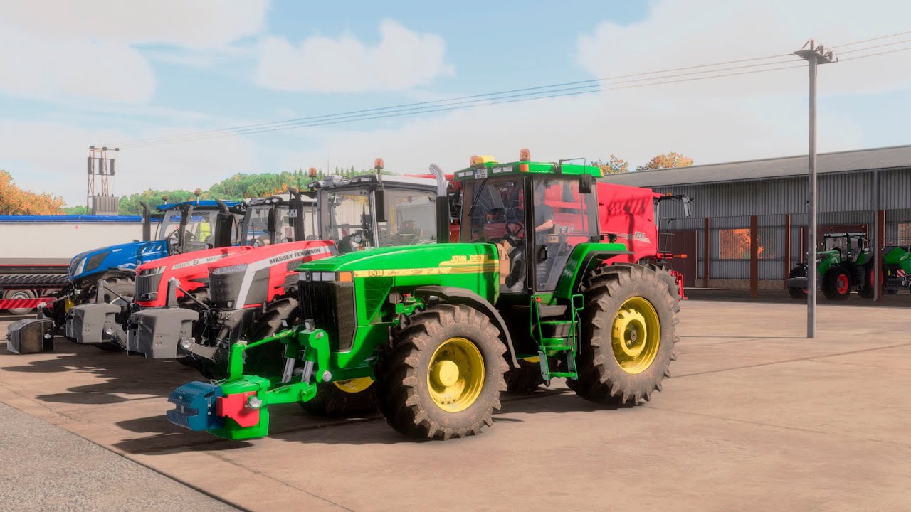 Farming Simulator 22 / Map HORSCH AgroVation / #78 Mulching stubble and sowing barley JD8410, MF8740
