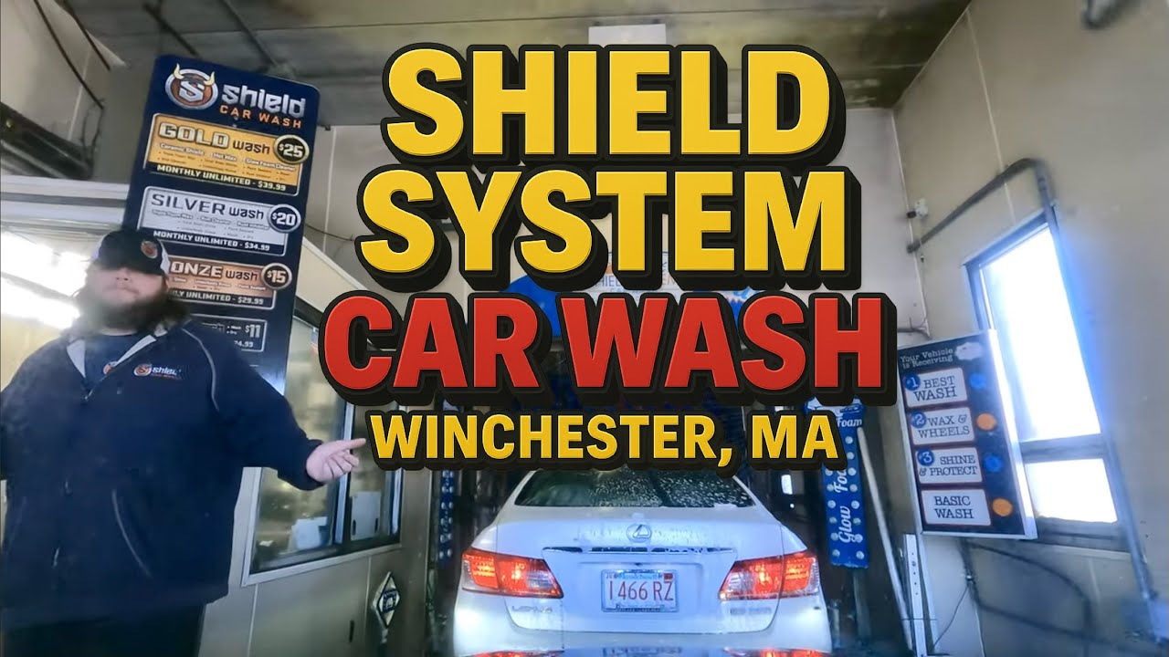 💦Shield System Car Wash | 783 Main Street Winchester MA | 4K Drive Through - 3/13/22